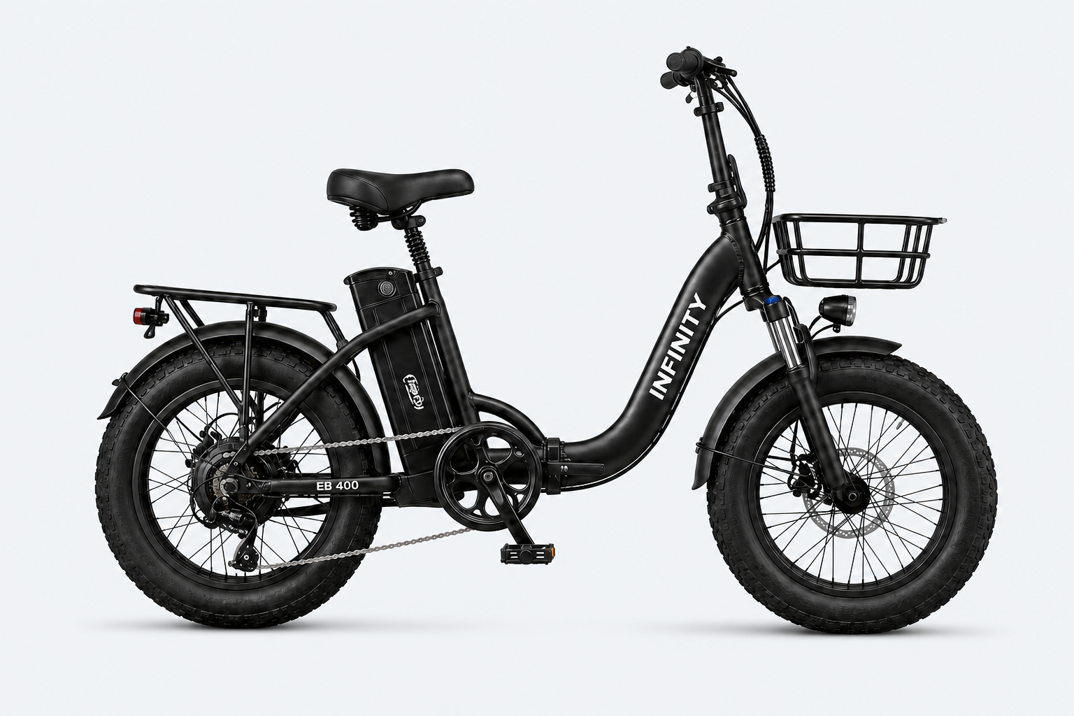 Bicicleta eléctrica Infinity EB 400 color negro